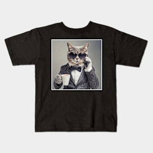 Fancy Cat Kids T-Shirt
